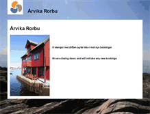 Tablet Screenshot of aarvika.no